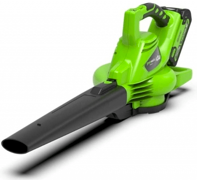 SOFFIATORE e Aspiratore Greenworks a BATTERIA